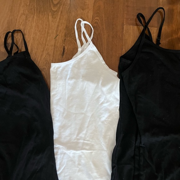 Tank top set of 3 Active Basics brand size L black/white - Picture 3 of 3